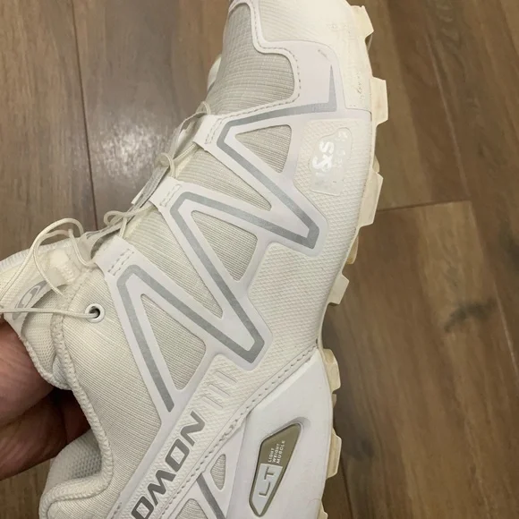 Salomon White Speedcross 3 Quick-Lace Trail Sneakers women’s 9 men’s 8 - Picture 8 of 12